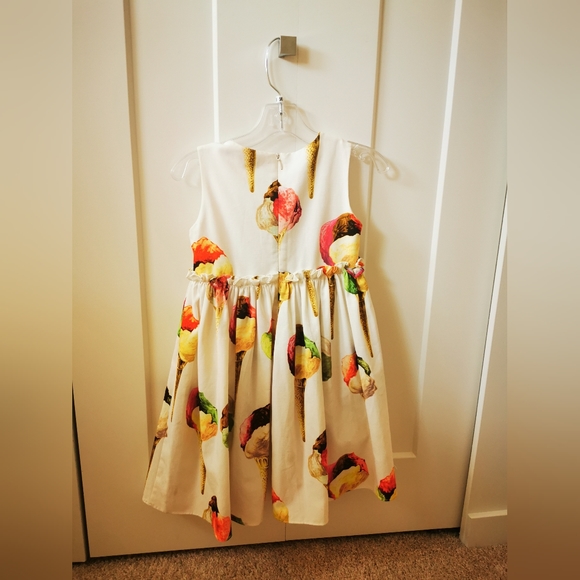 Dolce & Gabbana ice cream print girl's dress, - Picture 2 of 4